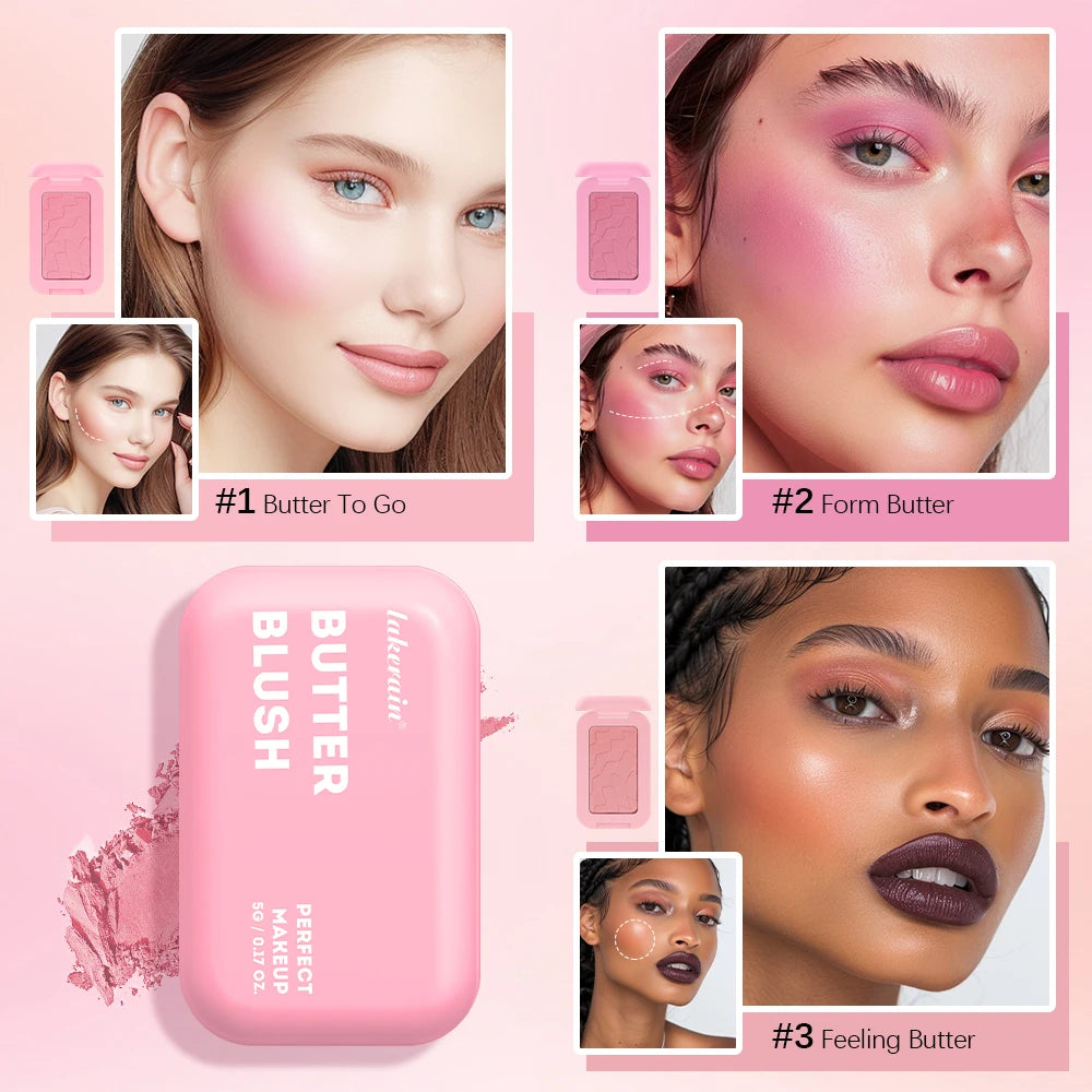 Long-Wear Vegan Hydrating Butter Blush Stick