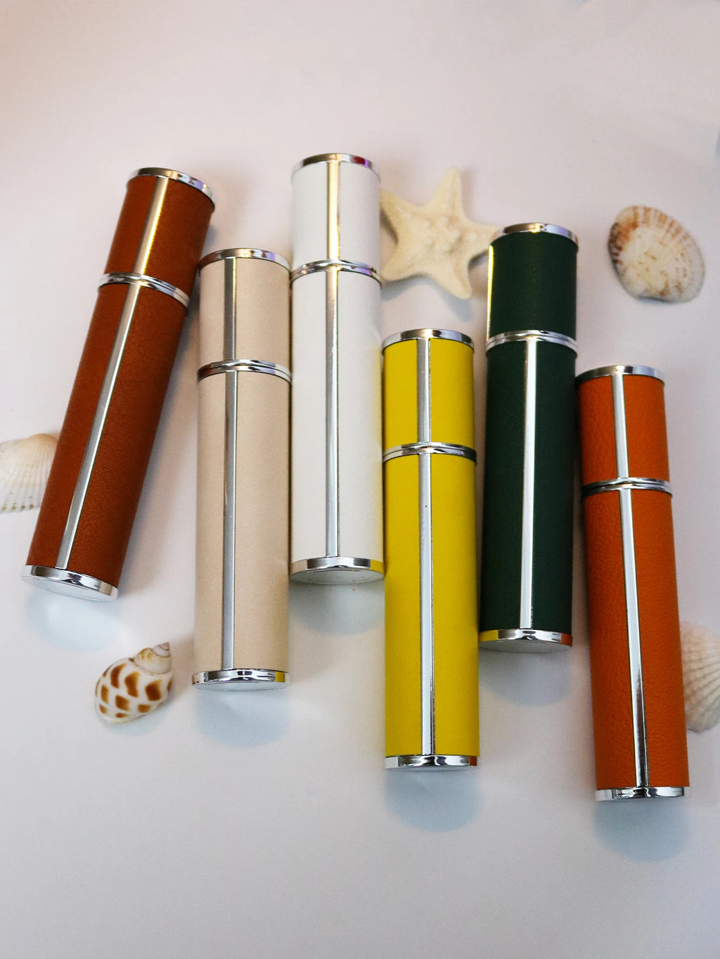 Luxury Leather Refillable Perfume Spray Bottle (10ml)