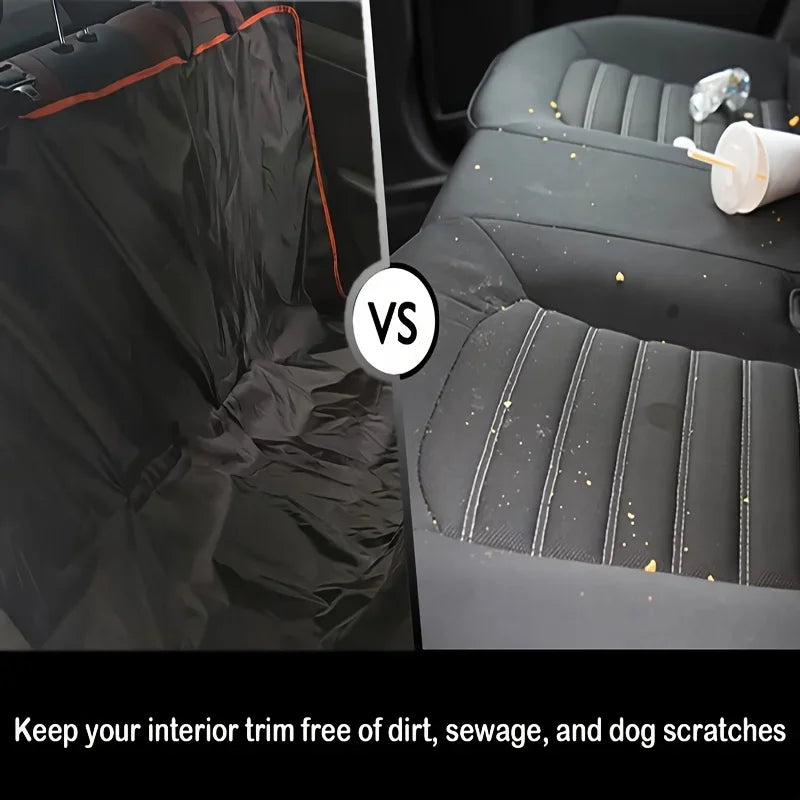 Premium Oxford Pet Car Seat Cover | Waterproof & Scratchproof Dog Travel Hammock