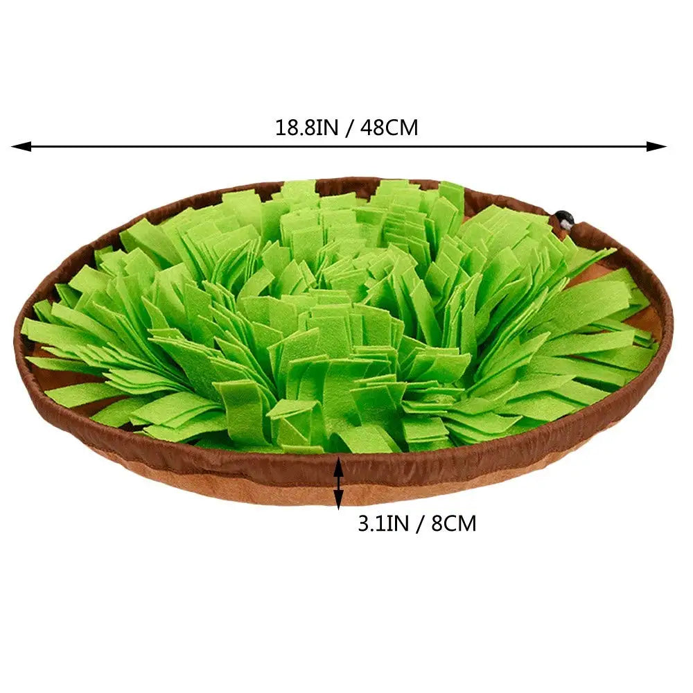 Interactive Pet Snuffle Mat | Portable Foraging Bowl & Boredom Buster for Dogs & Cats