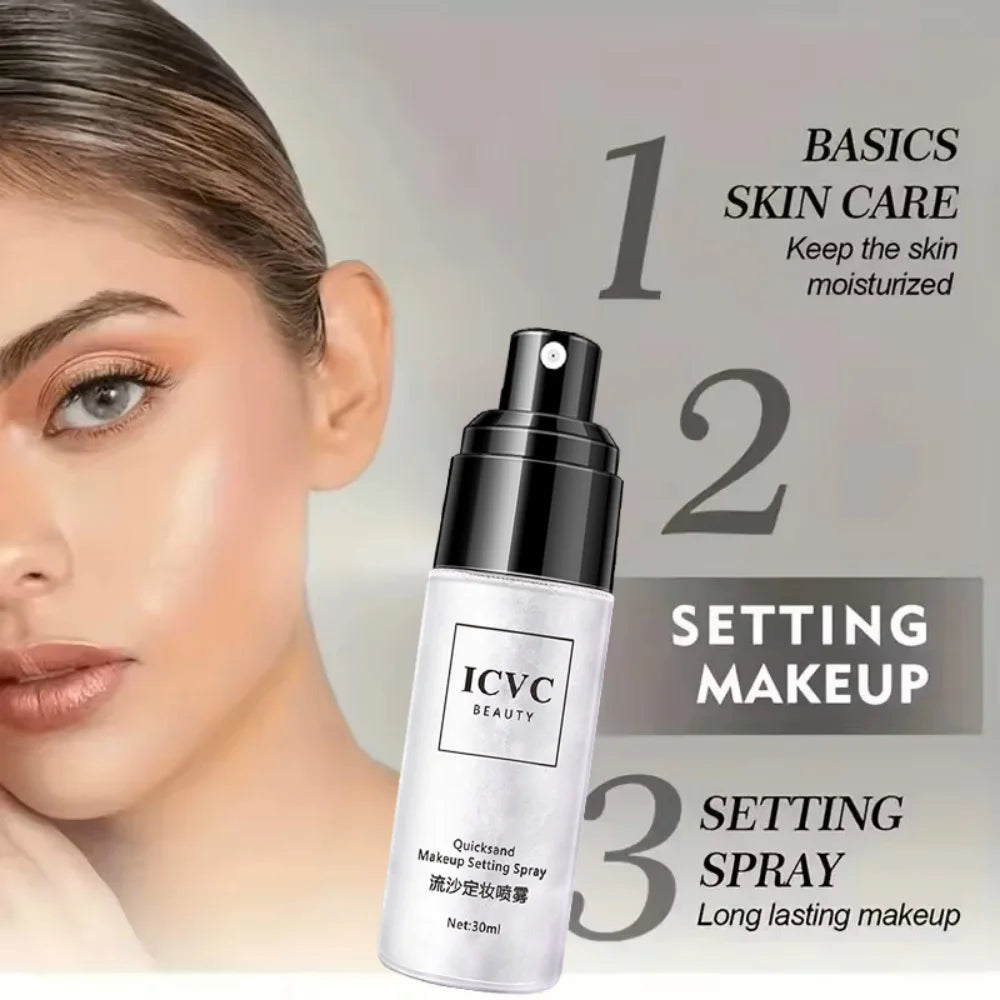 Waterproof Makeup Setting Spray - Long Lasting & Oil-Control Hydrating Mist (30ml)