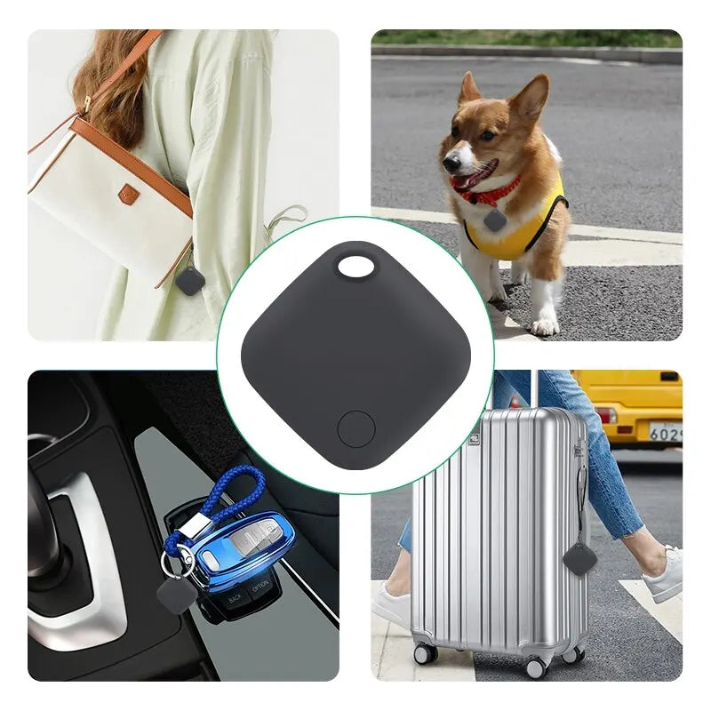MFi-Certified Smart Bluetooth GPS Tracker | Anti-Lost Finder Tag for Apple Find My App