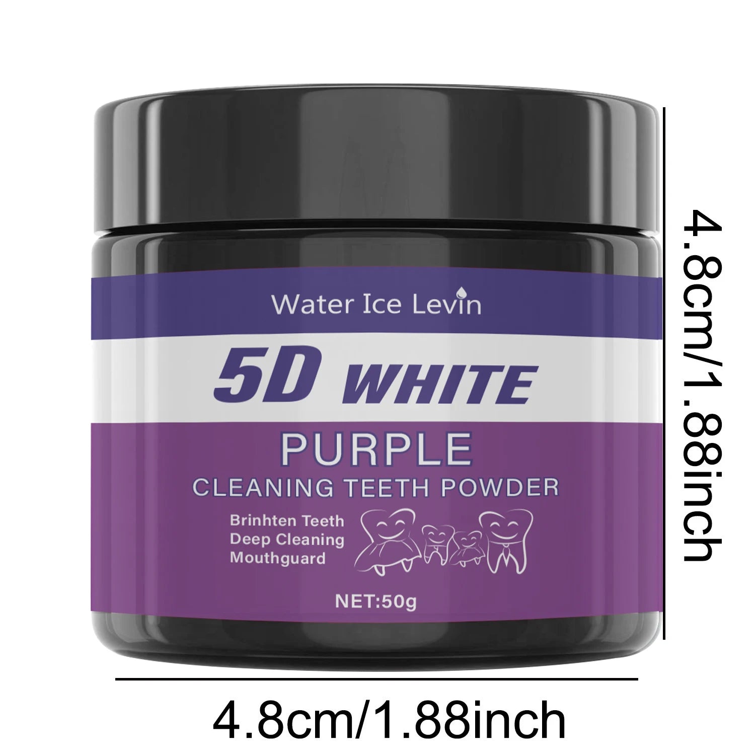 Purple Teeth Whitening Powder | 5-Day Fast Stain Remover