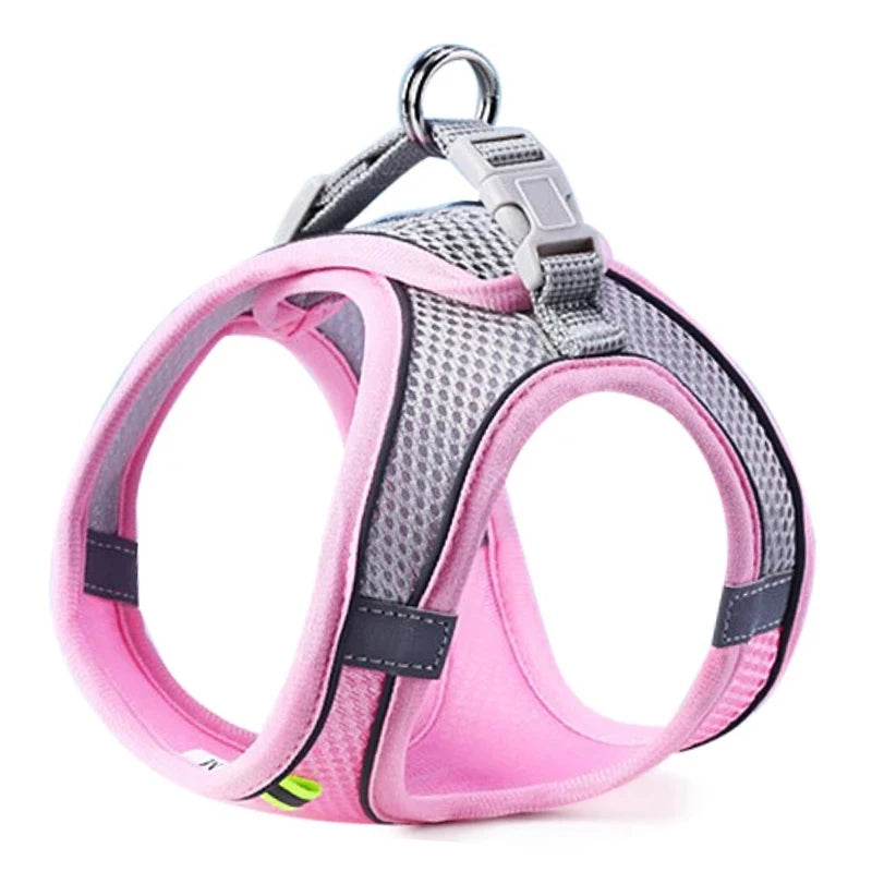 Reflective Breathable Pet Harness & Leash Set | Adjustable Walking Vest for Cats & Small-Medium Dogs