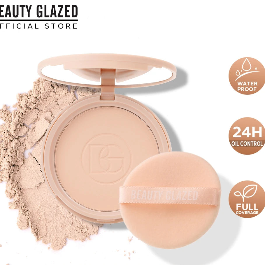 BEAUTY GLAZED Flawless Matte Face Powder | Long-Lasting Setting Powder