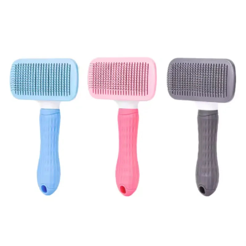 GroomBuddy™ Self-Cleaning Pet Slicker Brush