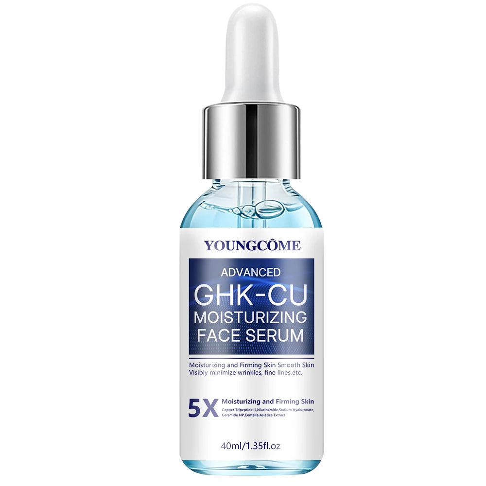 GHK-Cu Copper Peptide Anti-Aging Cream & Serum - Firming, Wrinkle-Repair & Hydrating Moisturizer