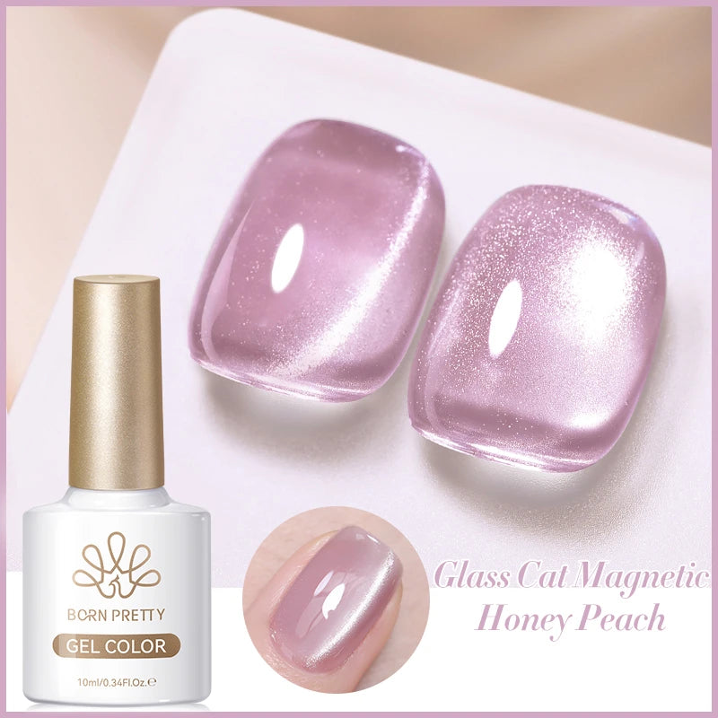 BORN PRETTY Silver Water Light Cat Eye Magnetic Gel Nail Polish (10ml)