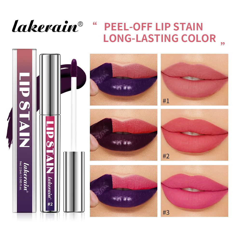 Peel-Off Lip Stain & Long-Wear Lip Tint
