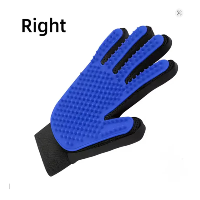 Pet Hair Remover & Massage Brush Glove for Pets