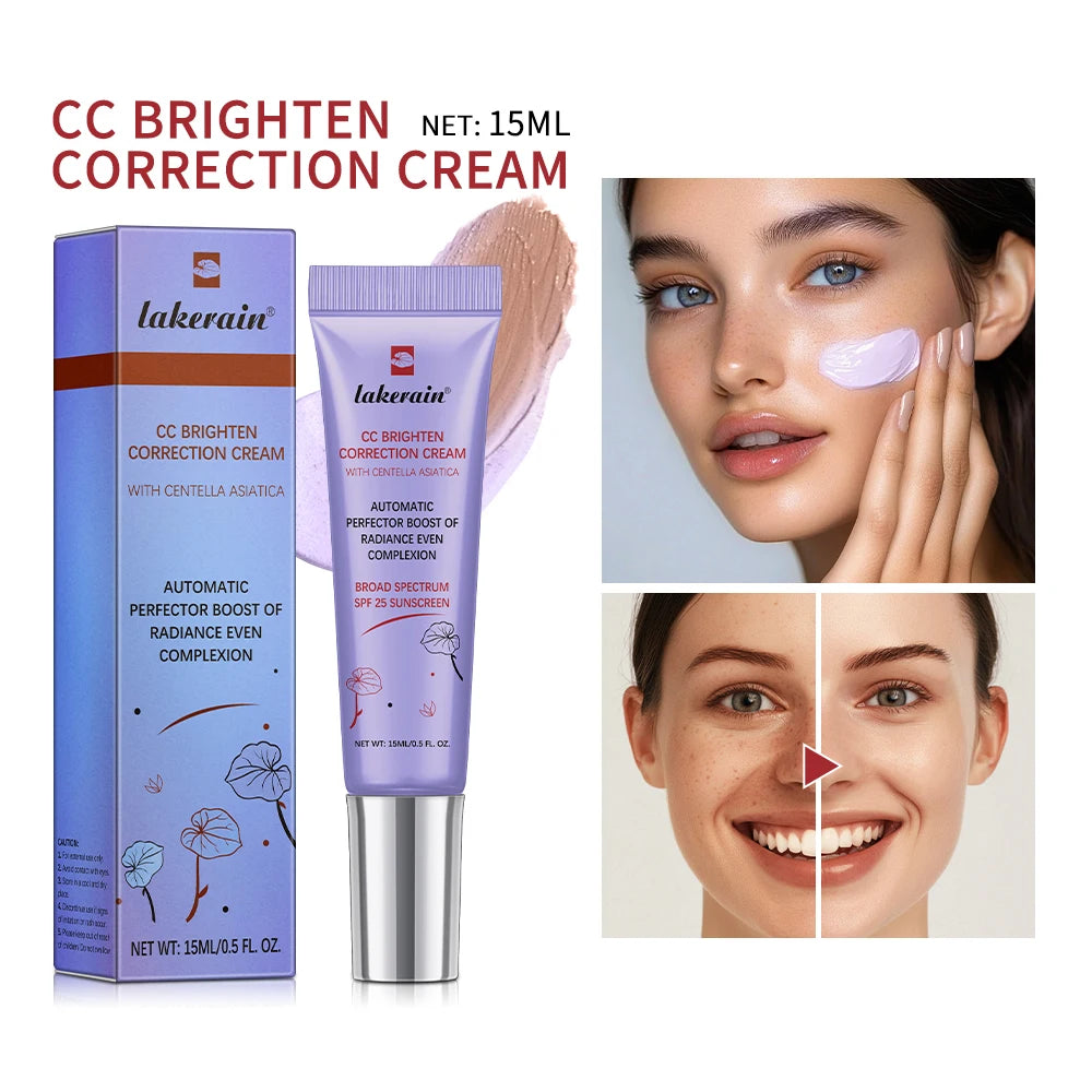 Color Correcting CC Cream - Waterproof Liquid Foundation & Concealer (30ml)