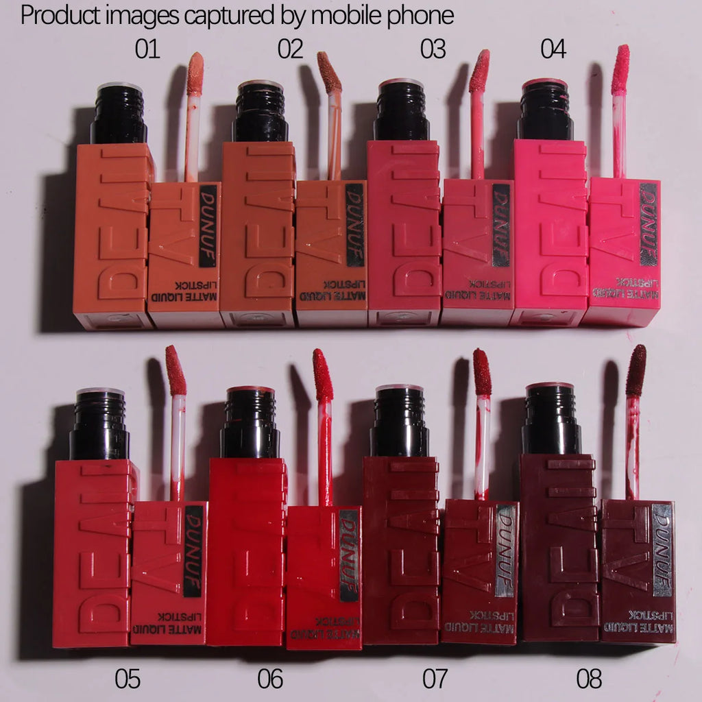 Matte Velvet Plumping Lipstick (8 Colors)