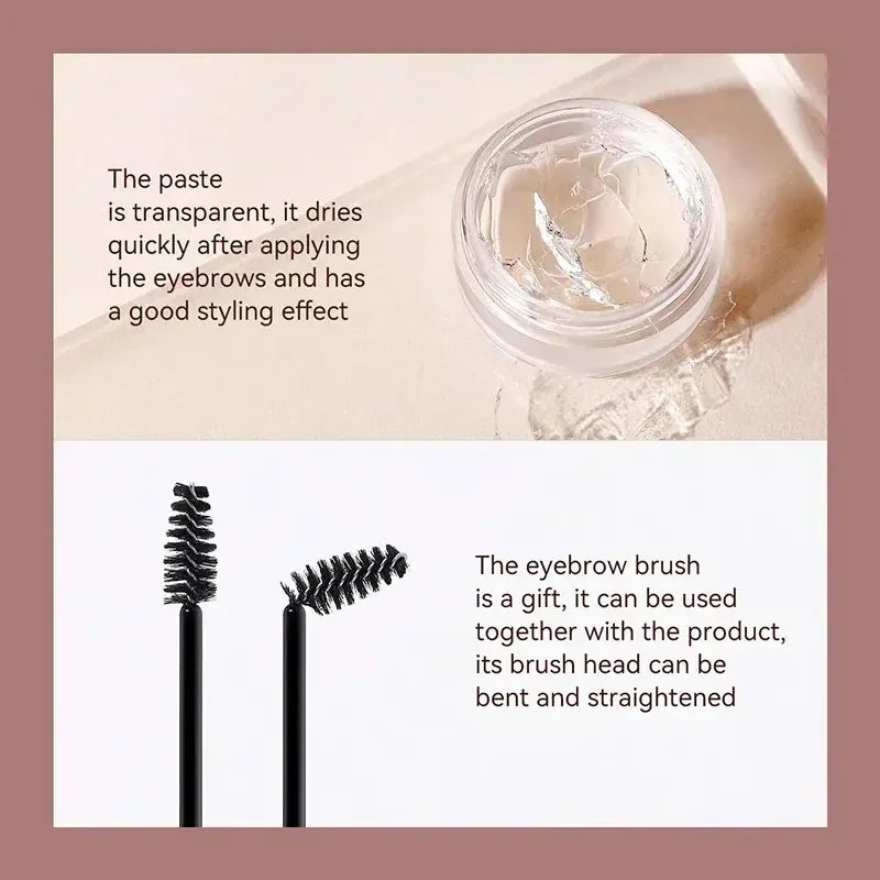 3D Waterproof Eyebrow Sculpting Gel & Setting Wax