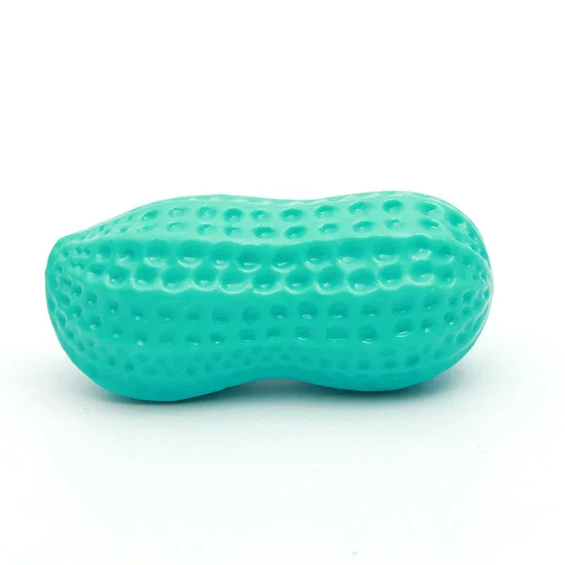 BarkBuddy™ Squeaky Peanut Durable Dog Chew Toy