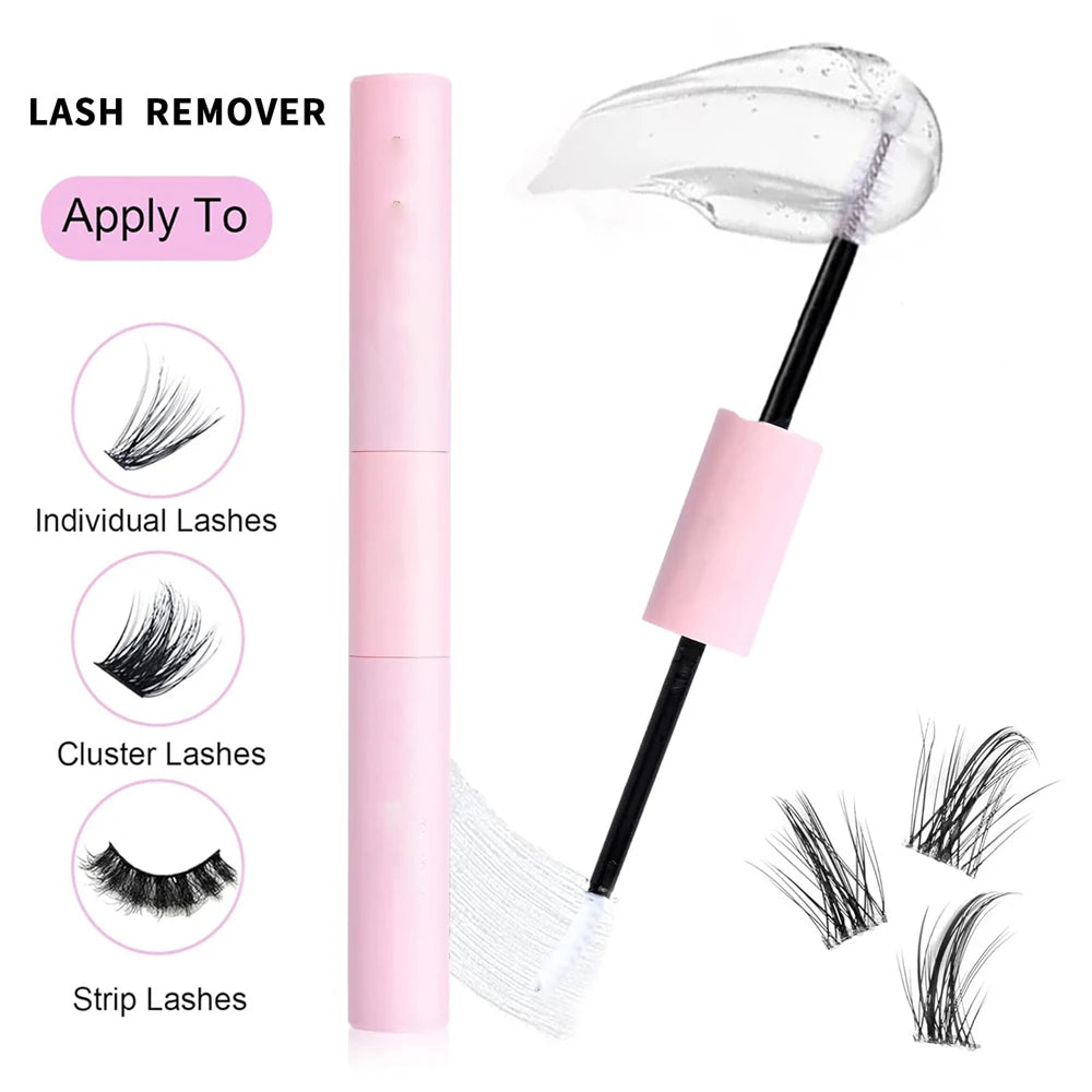 Dual-Ended Cluster Lash Glue & Sealant - Waterproof & Long-Lasting Eyelash Adhesive