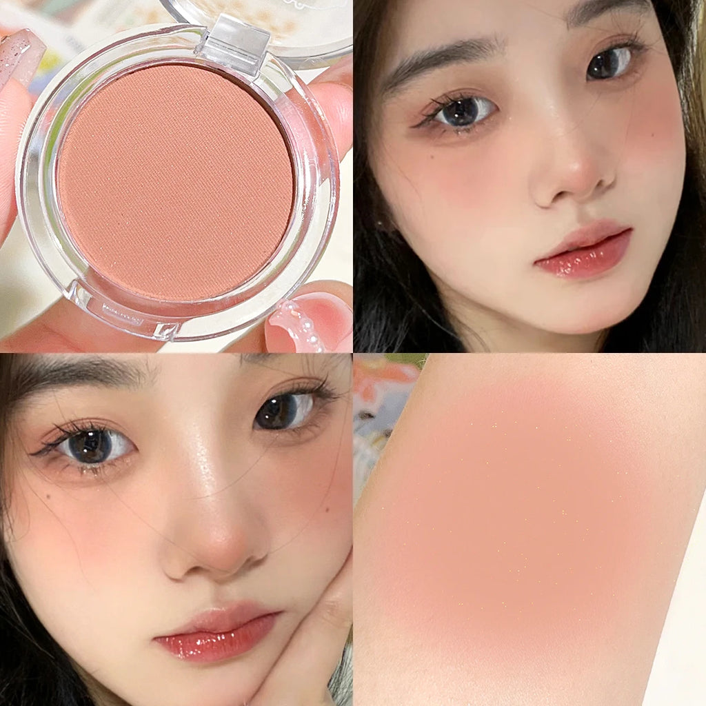Velvet Matte Single Powder Blush – Natural Everyday Radiance
