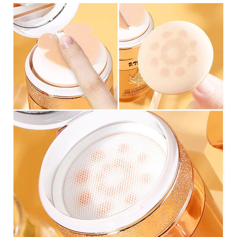 Moisturizing Air Cushion BB Cream with Butterfly Puff