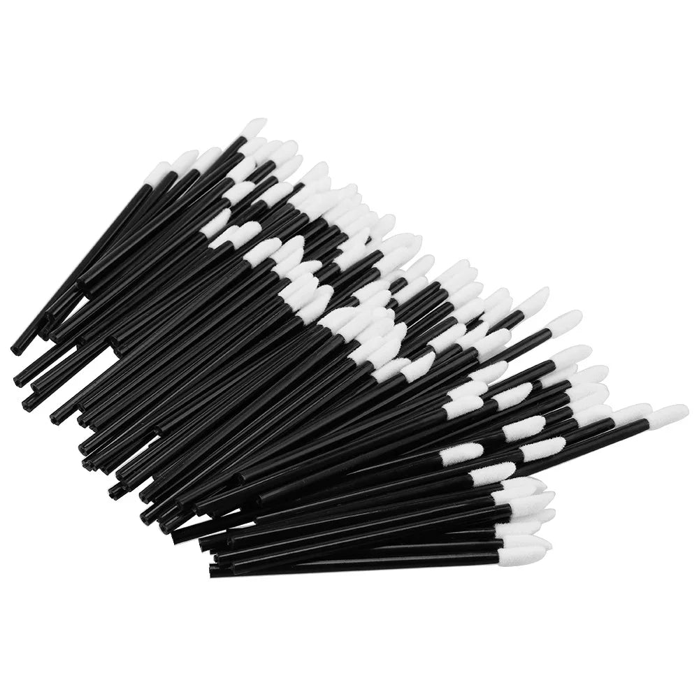 Disposable Lip Brush Applicators (50 / 100pcs Pack) | Wholesale Makeup Lip Gloss Wands