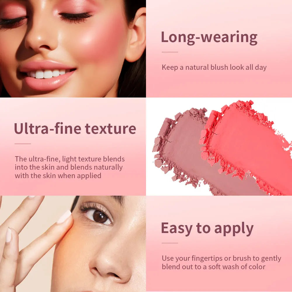 Matte Natural Cheek Tint Blush Powder