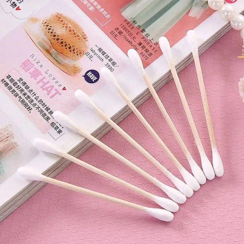 Everyday Double-Headed Wooden Cotton Buds (500pcs)