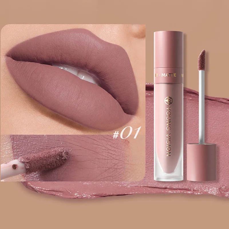 Matte Velvet Plumping Lipstick (8 Colors)
