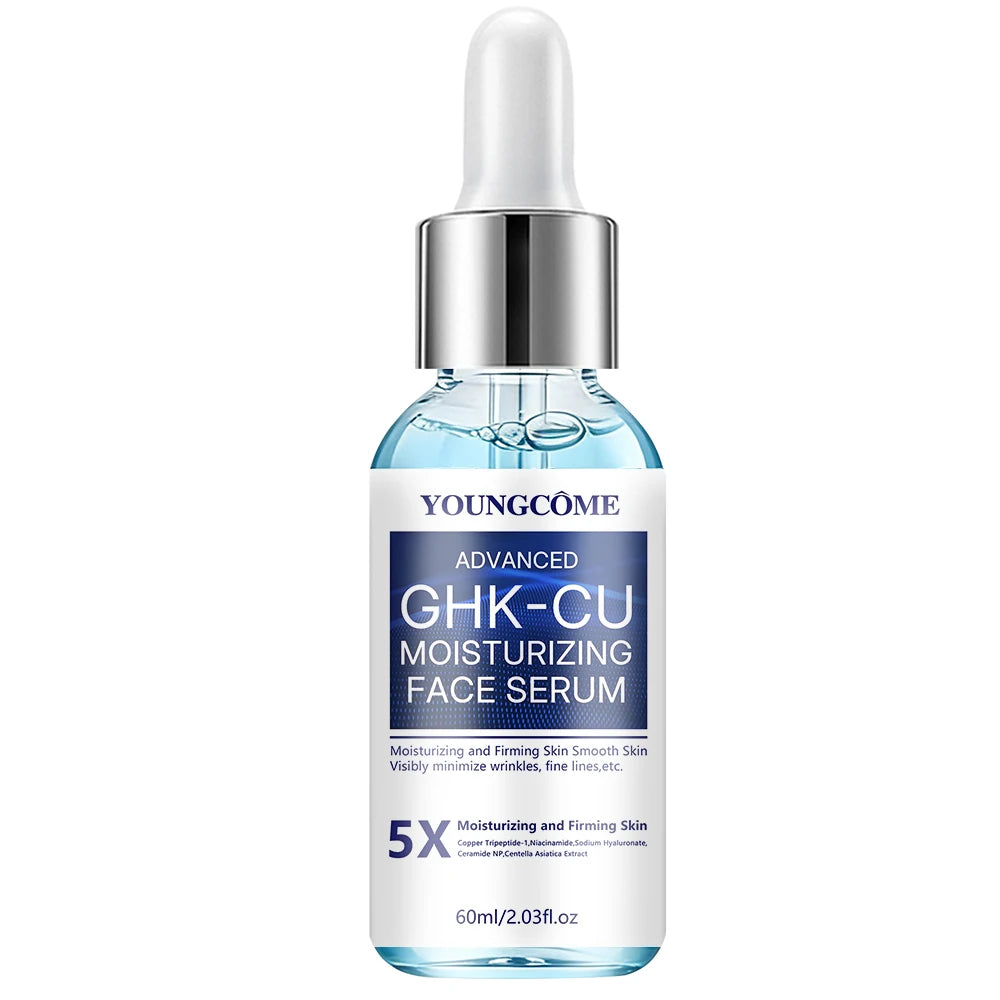 GHK-Cu Copper Peptide Anti-Aging Cream & Serum - Firming, Wrinkle-Repair & Hydrating Moisturizer