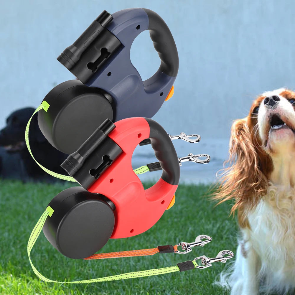 Ergonomic Outdoor Pet Leash | Full-Function Subtle Design for Walking & Training