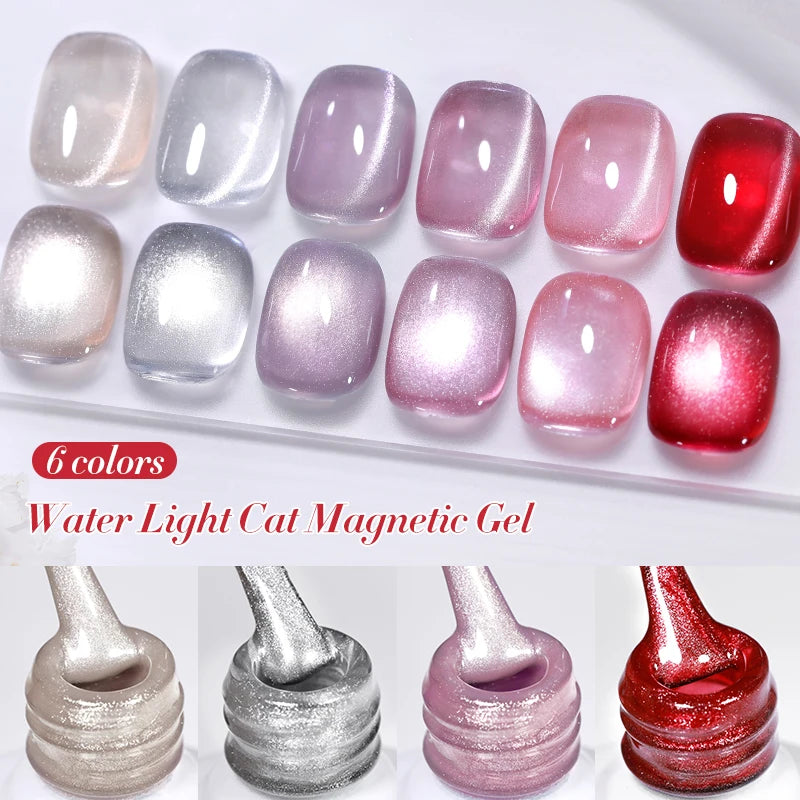 BORN PRETTY Silver Water Light Cat Eye Magnetic Gel Nail Polish (10ml)