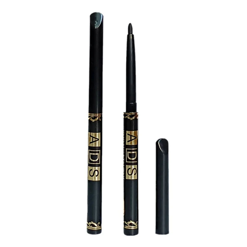 3-Piece Waterproof & Smudge-Proof Black Eyeliner Pencil Set