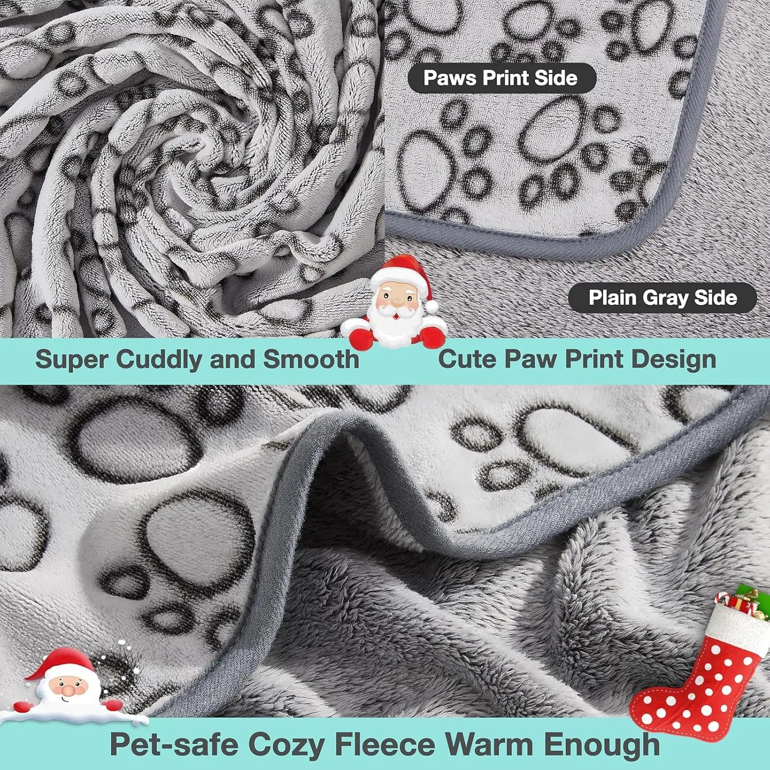 Premium Washable Soft Pet Blanket | Warm Plush Fluffy Throw for Small, Medium & Large Dogs & Cats