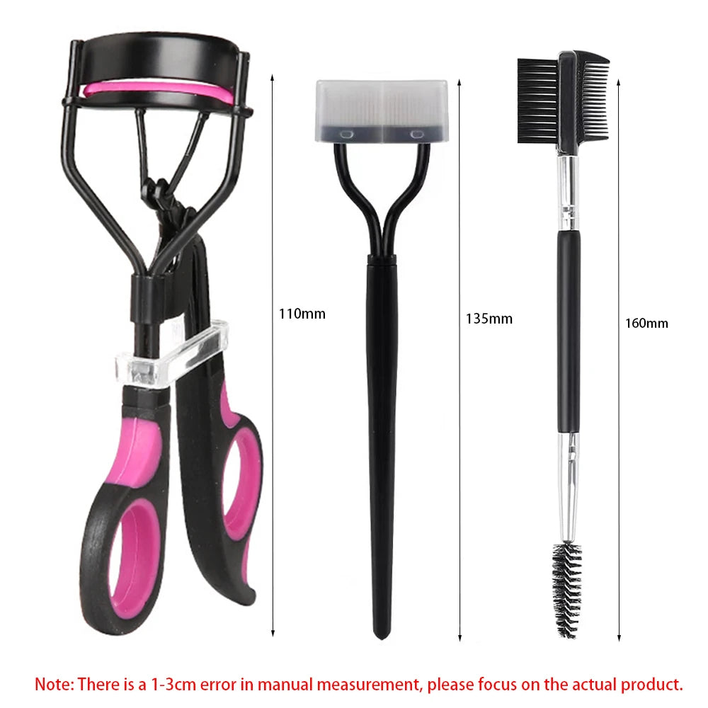 7/15pcs Eyelash Curler Set with Replacement Pads & Lash Tools