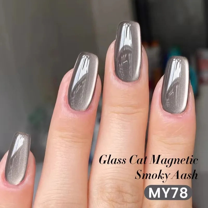 BORN PRETTY Silver Water Light Cat Eye Magnetic Gel Nail Polish (10ml)