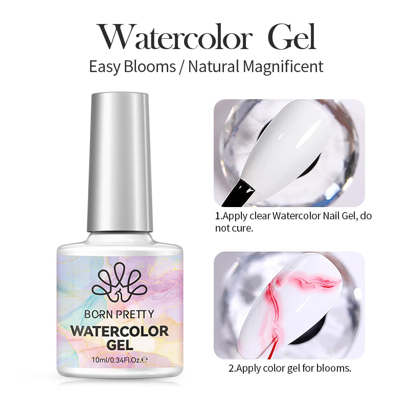 BORN PRETTY Silver Water Light Cat Eye Magnetic Gel Nail Polish (10ml)