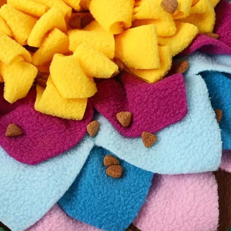 Educational Pet Sniffing Training Mat | Eco-Friendly Stress Relief Slow Food Blanket