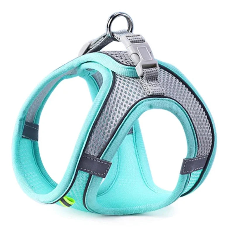 Reflective Breathable Pet Harness & Leash Set | Adjustable Walking Vest for Cats & Small-Medium Dogs