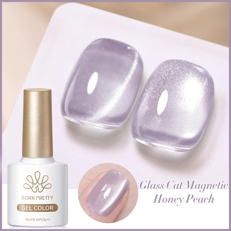 BORN PRETTY Silver Water Light Cat Eye Magnetic Gel Nail Polish (10ml)