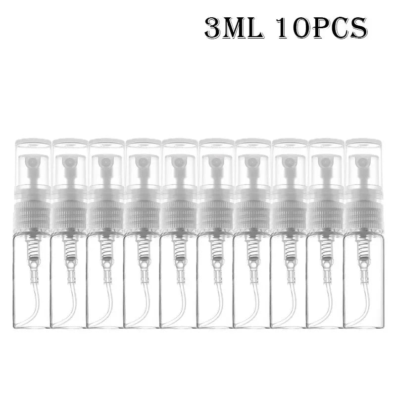 Mini Clear Glass Perfume Atomizer Set
