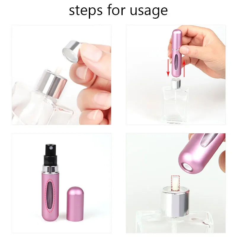Mini Refillable Perfume Atomizer Spray (5ml)
