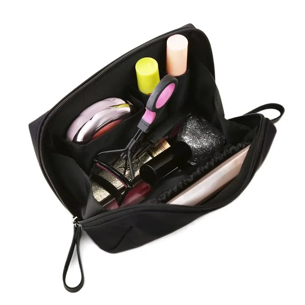 HOMEFISH Mini Portable Makeup Bag | Compact Cosmetic Pouch & Lipstick Organizer