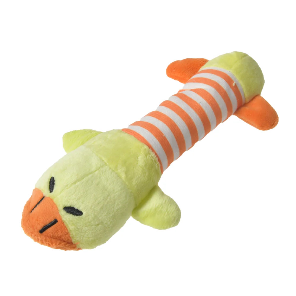 Interactive Plush Dinosaur Toy | Durable Chew & Play Toy for Small Dogs & Cats