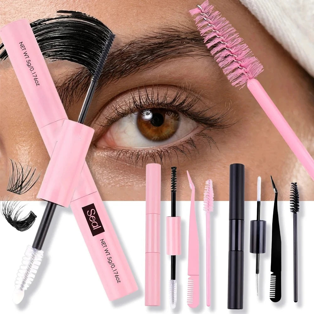 Dual-Ended Cluster Lash Glue & Sealant - Waterproof & Long-Lasting Eyelash Adhesive