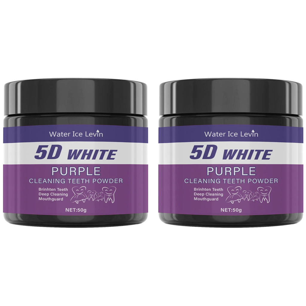 Purple Teeth Whitening Powder | 5-Day Fast Stain Remover