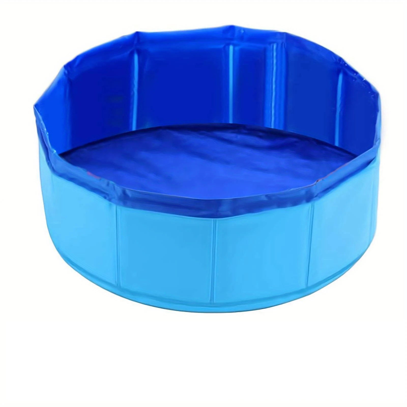 Portable Blue Pet Play Pool | Outdoor Splash Pad & Interactive Cat & Dog Water Oasis