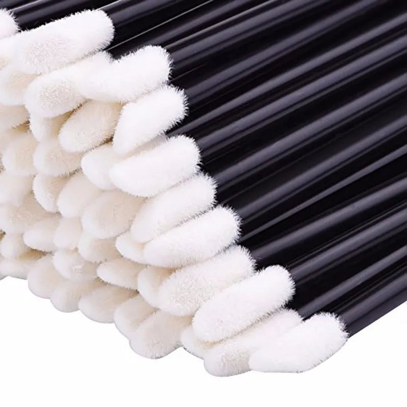 Disposable Lip Brush Applicators (50 / 100pcs Pack) | Wholesale Makeup Lip Gloss Wands