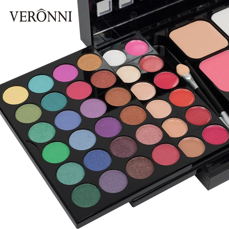 Professional Matte & Glitter Eyeshadow Palette - Waterproof Long Lasting Makeup Kit (40/74/78 Colors)