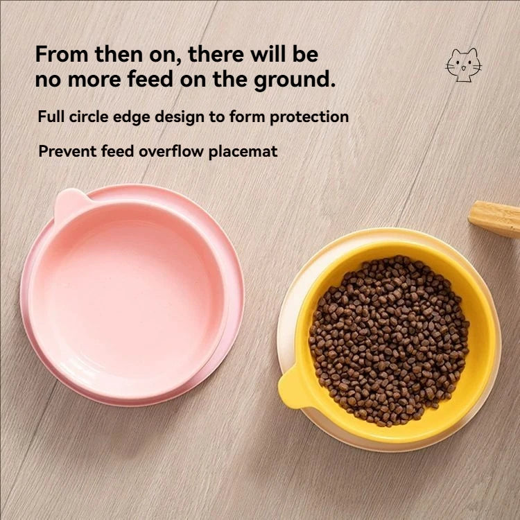 Waterproof Rubber Pet Meal Mat | Leak-Proof & Anti-Slip Food Bowl Placement Pad