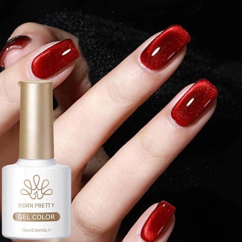 BORN PRETTY Silver Water Light Cat Eye Magnetic Gel Nail Polish (10ml)