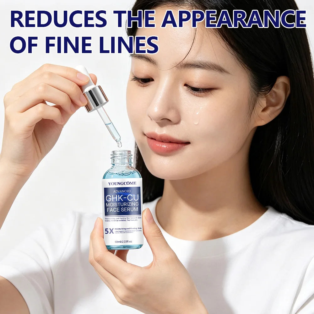 GHK-Cu Copper Peptide Anti-Aging Cream & Serum - Firming, Wrinkle-Repair & Hydrating Moisturizer