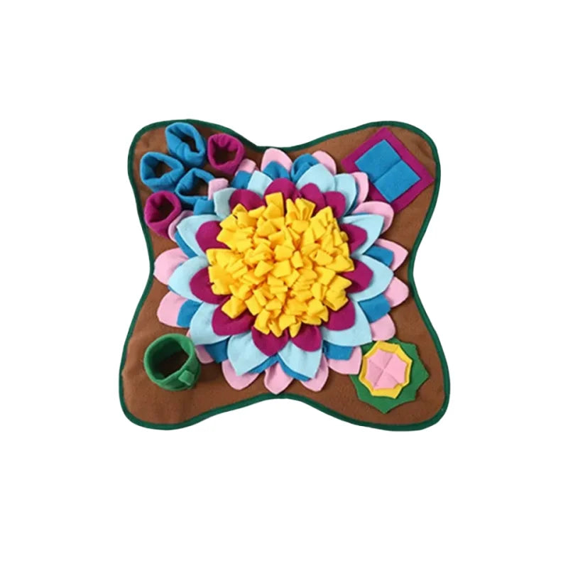 Educational Pet Sniffing Training Mat | Eco-Friendly Stress Relief Slow Food Blanket