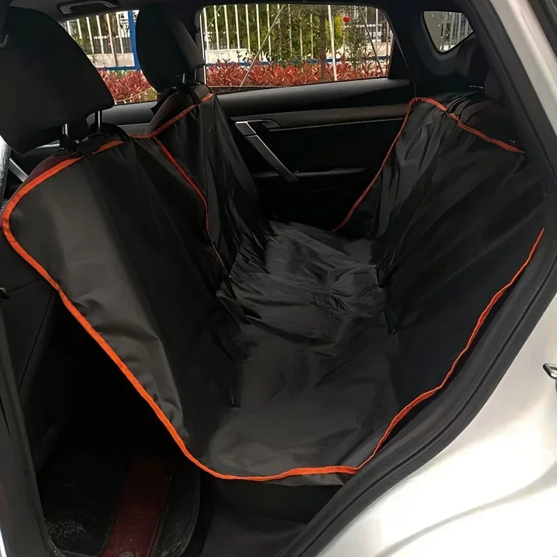 Premium Oxford Pet Car Seat Cover | Waterproof & Scratchproof Dog Travel Hammock